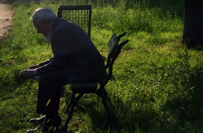 Old men on a bench